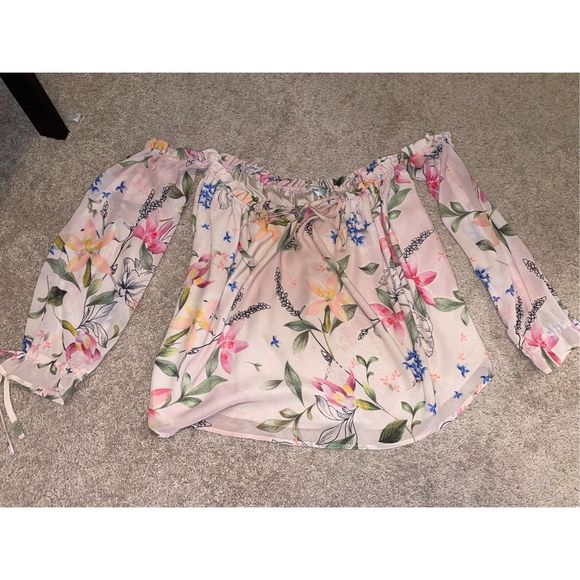 Yumi Kim REVOLVE Dream On Top in Cabana Party Pink Floral, Size Medium, MP $185 - Picture 2 of 15